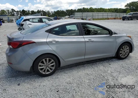 2016 Hyundai Elantra Se из США, поврежденный, VIN 5NPDH4AE0GH681950